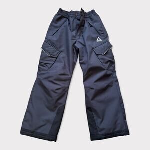 Youth Gerry Snow Pants - Black | Waterproof Insulated Winter (Size M 10/12)